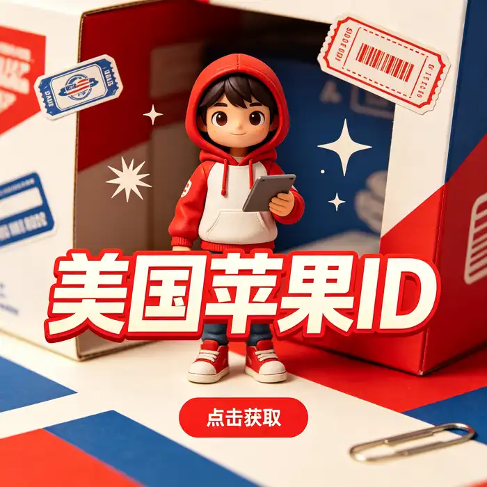 Apple ID港区和美区账号对比指南的灰阶编辑风封面，呈现数字服务与跨地区应用选择的主题